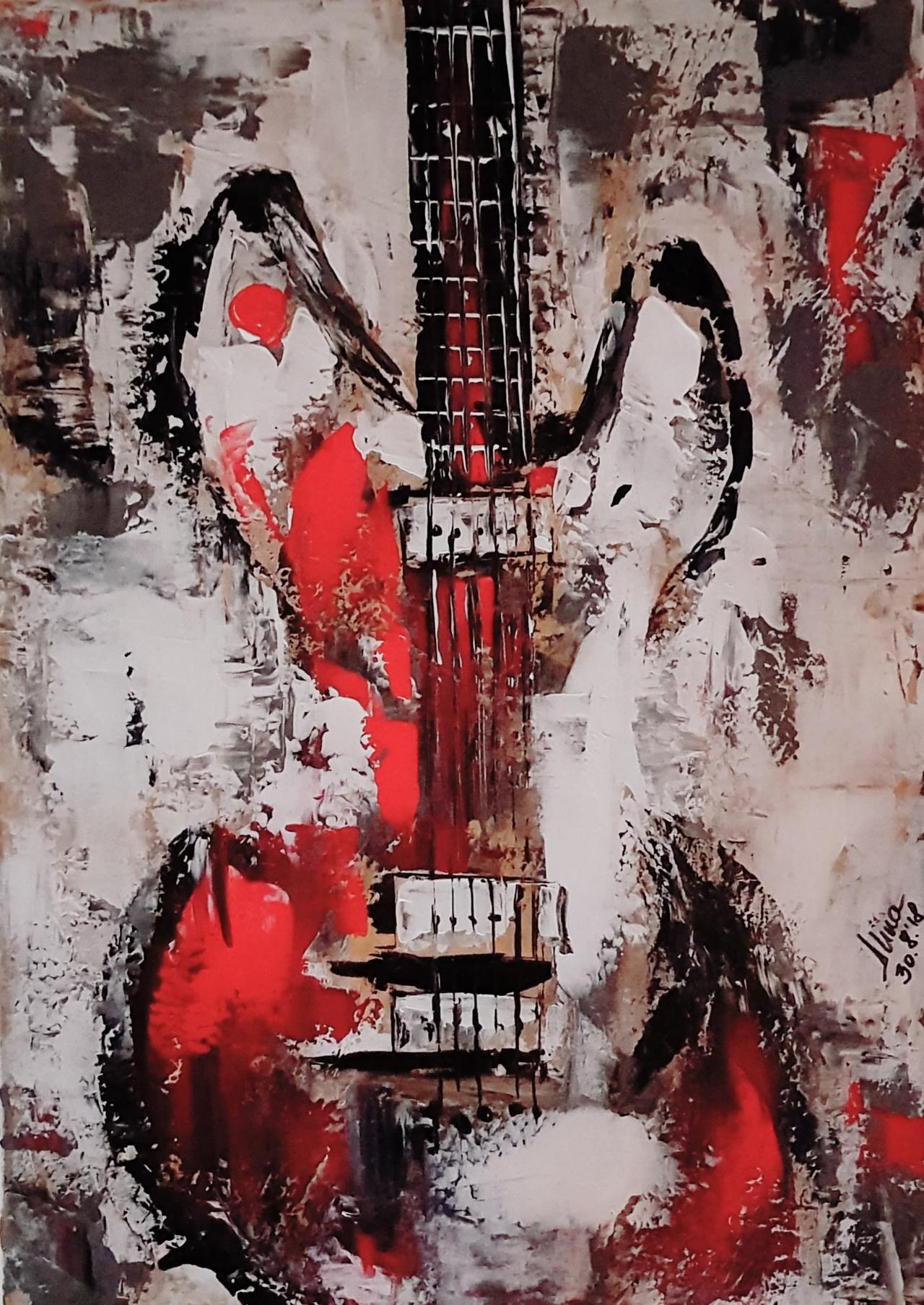 ArteDiAlina.com painting: electric feeling